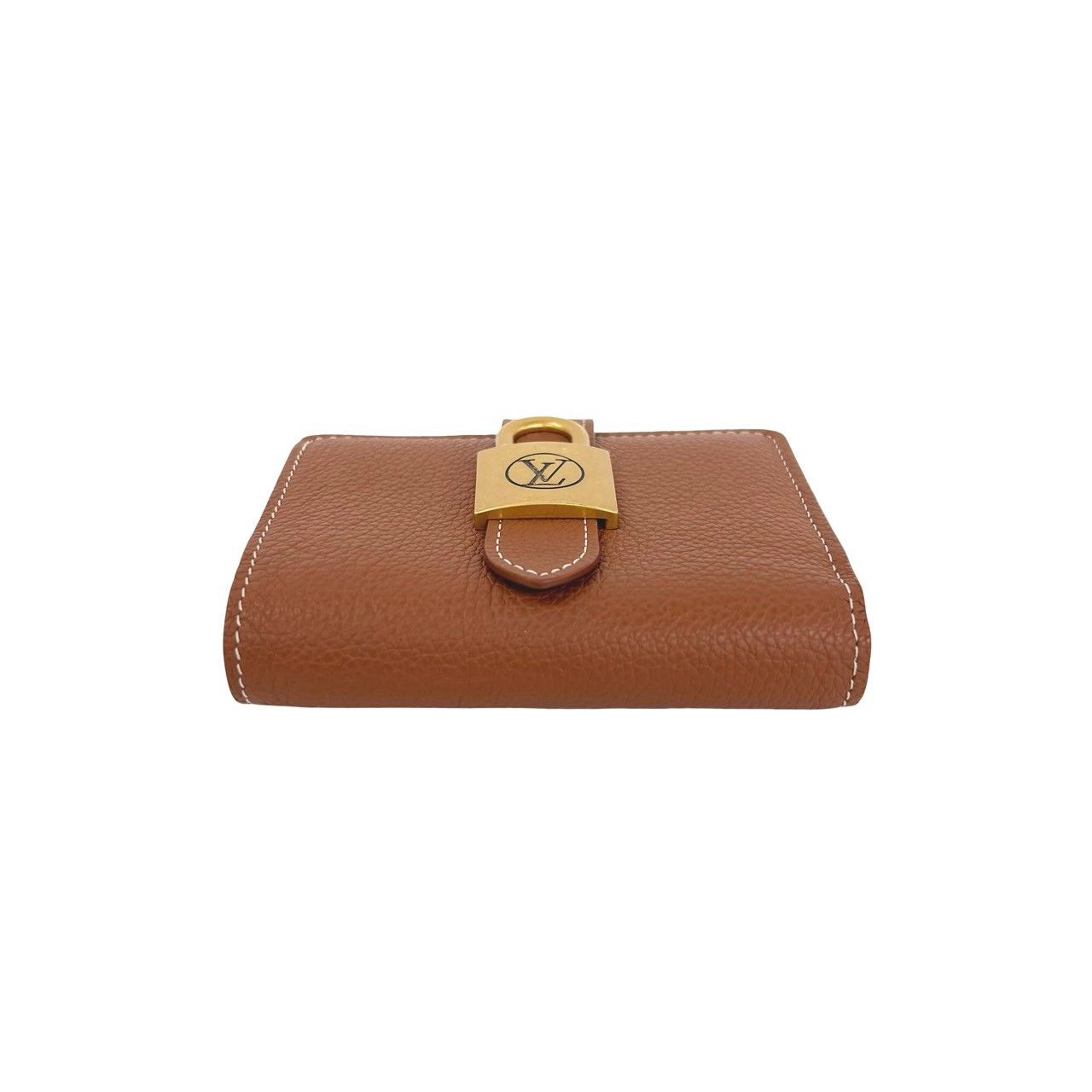 Louis Vuitton Portefeuille Lowkey Compact Leather Bifold Wallet Brown — view 6