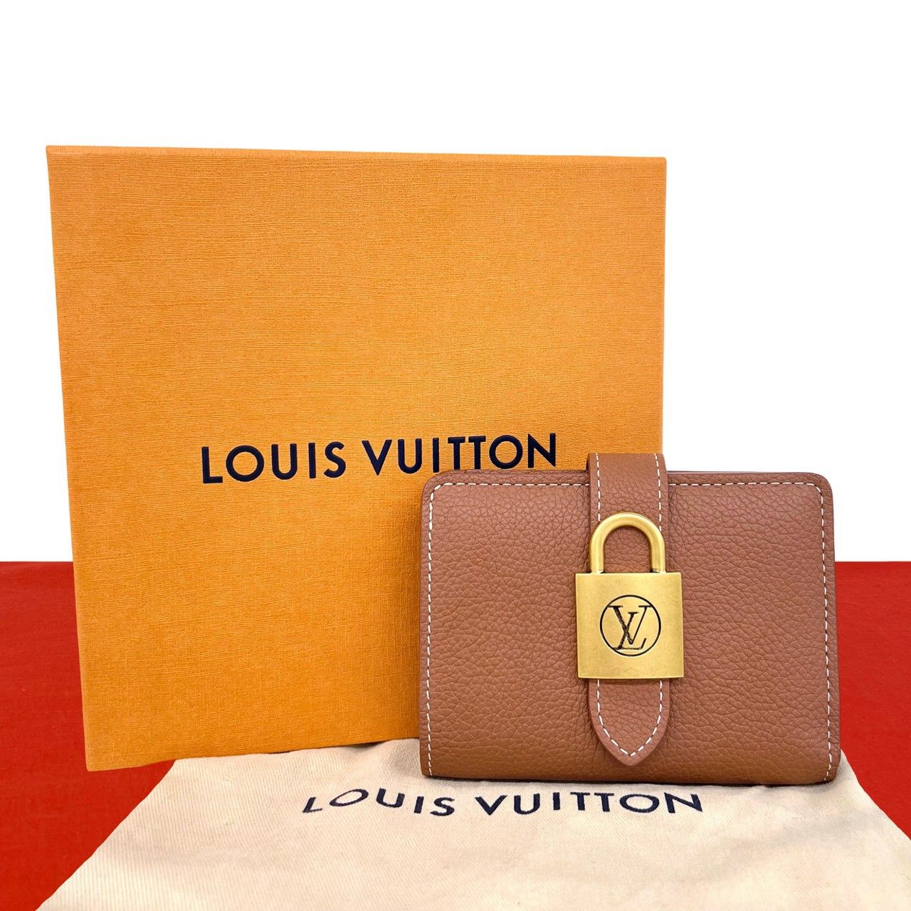 Louis Vuitton Portefeuille Lowkey Compact Leather Bifold Wallet Brown