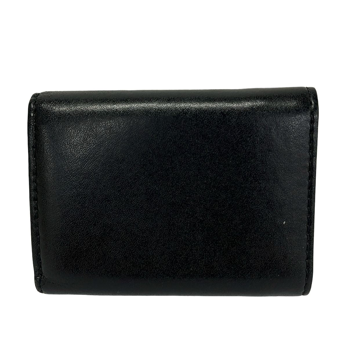 Fendi Trifold Wallet Bugs Black Leather — view 2