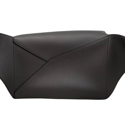 Loewe Belt Bag Puzzle Small Classiccalfskin Anagram Logo Darkgray Silver — view 2