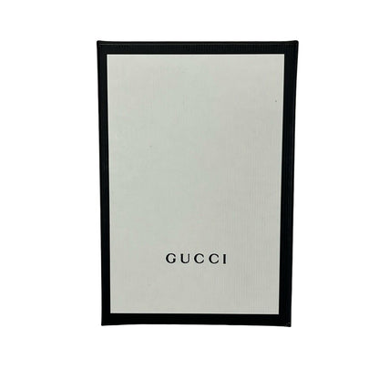 Gucci 2 Folding Wallet GG Marmont Gray Beige Leather — view 7