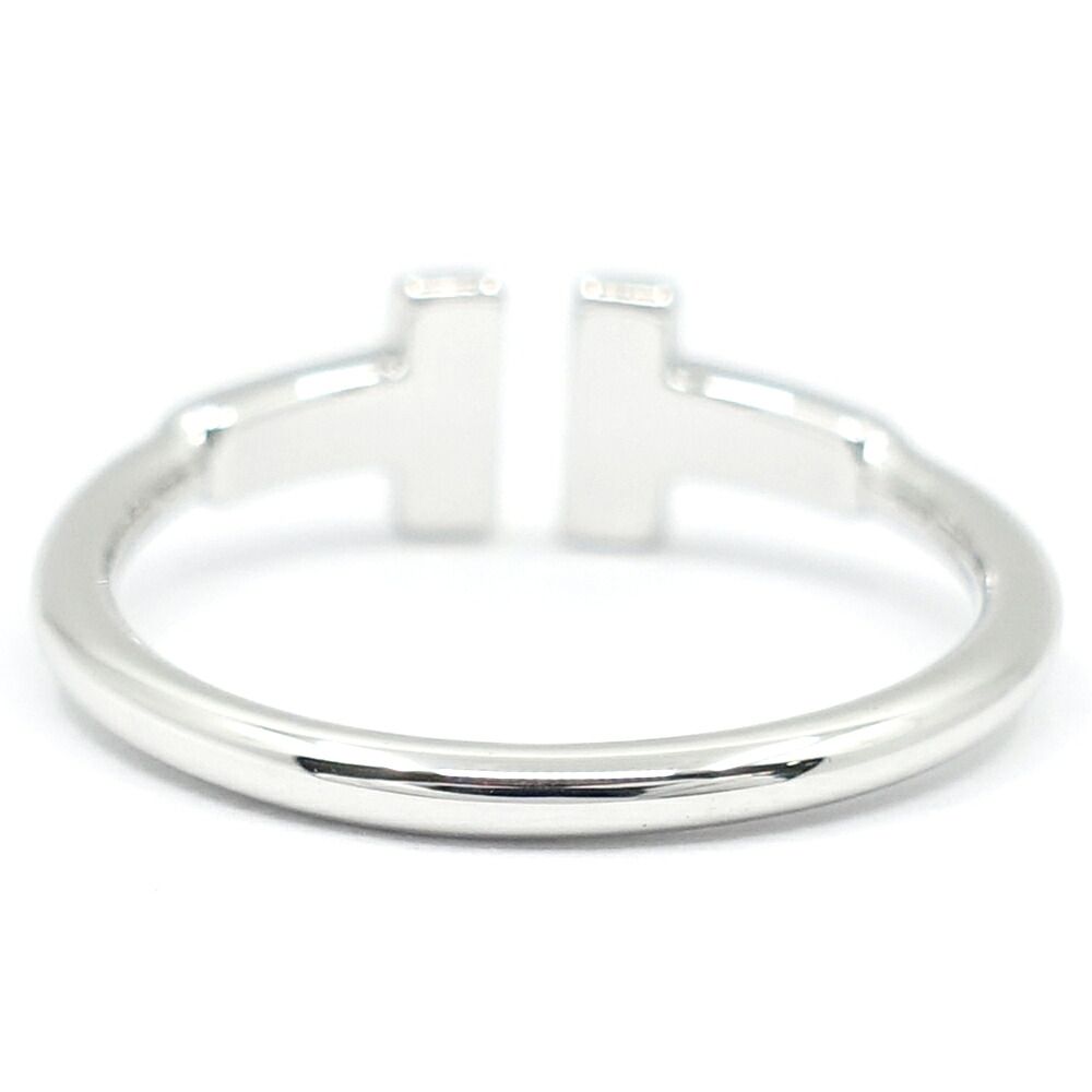 Tiffany & Co 18K White Gold T Diamond Ring — view 7