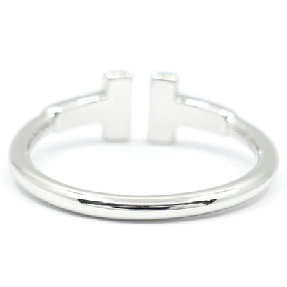 Tiffany & Co 18K White Gold T Diamond Ring — view 7