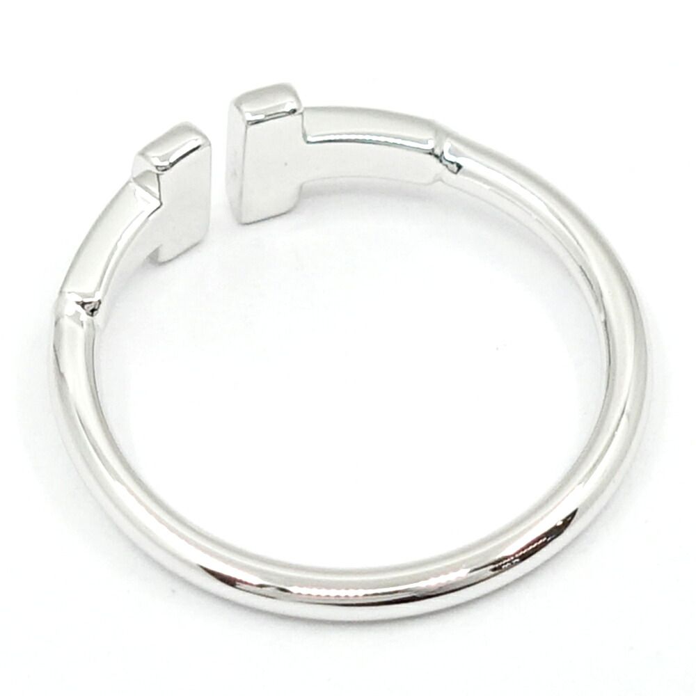 Tiffany & Co 18K White Gold T Diamond Ring — view 8