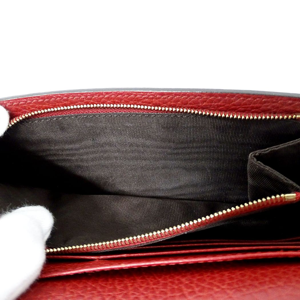 Gucci Wallet Shoulder Soho Leather Navy Chain — view 8
