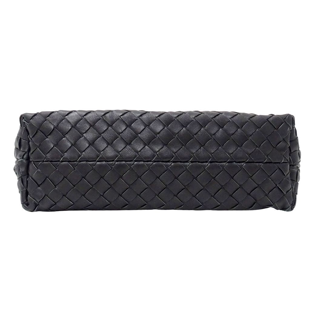 Bottega Veneta Intrecht Leather Black Mini Bag Small — view 3