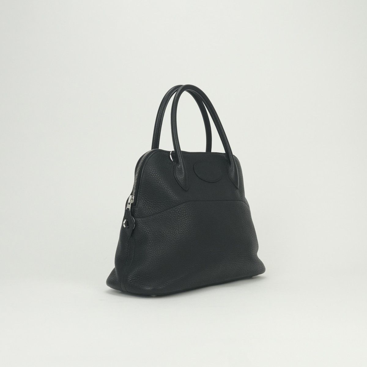 Hermes Bolide 31 Tote Shoulder Bag Taurillon Clemence Noir Black Silver 2-Way — view 2