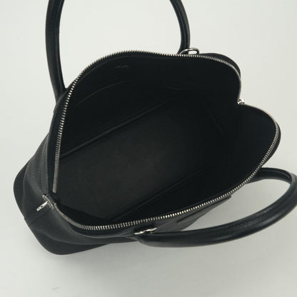 Hermes Bolide 31 Tote Shoulder Bag Taurillon Clemence Noir Black Silver 2-Way — view 8
