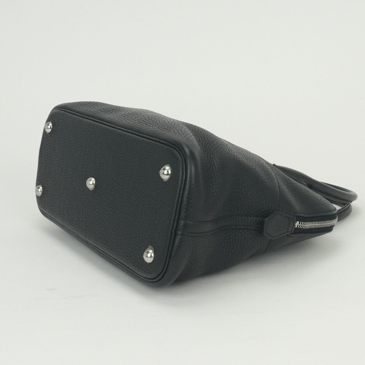 Hermes Bolide 31 Tote Shoulder Bag Taurillon Clemence Noir Black Silver 2-Way — view 5