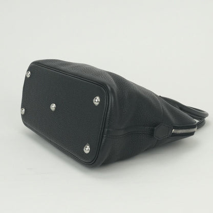 Hermes Bolide 31 Tote Shoulder Bag Taurillon Clemence Noir Black Silver 2-Way — view 5