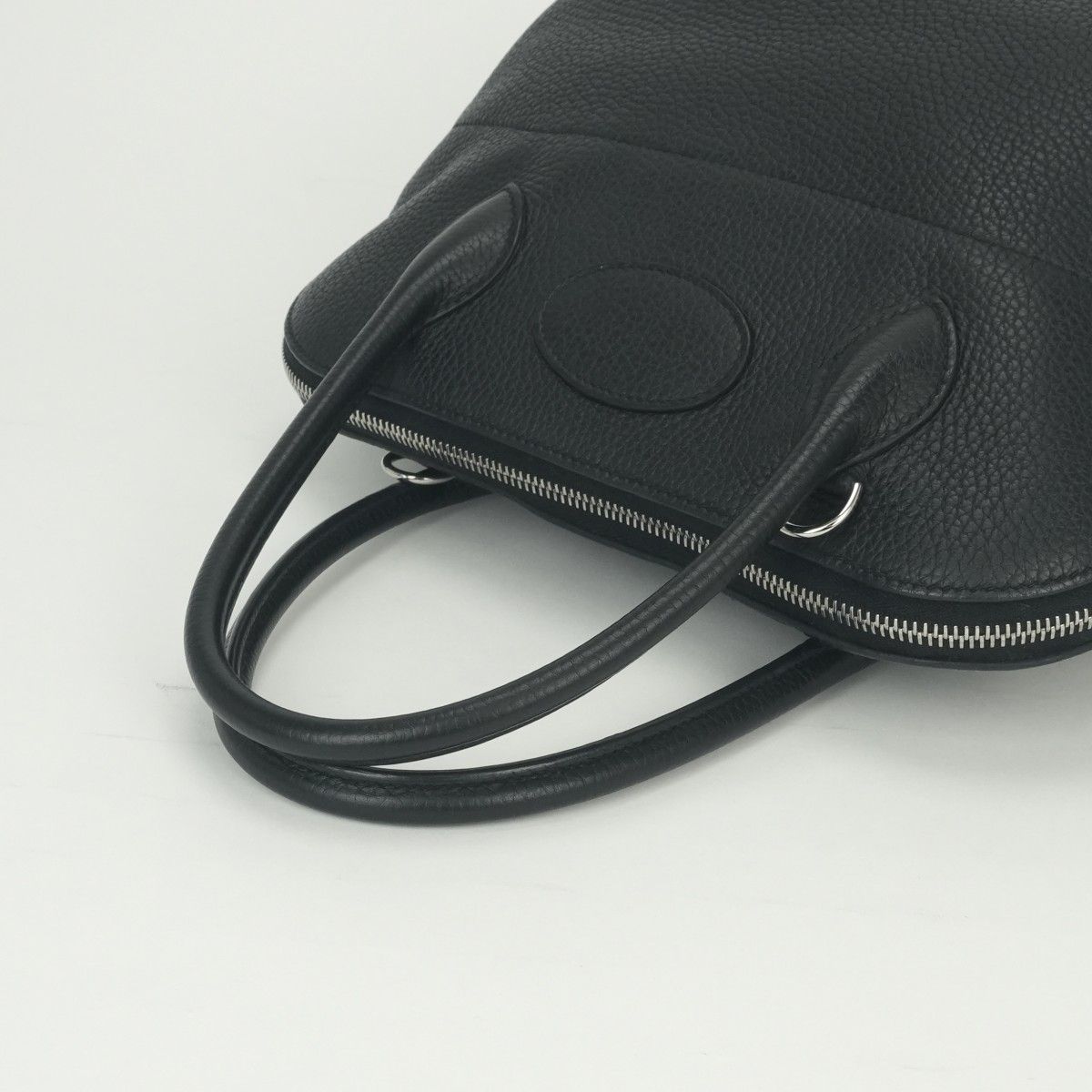 Hermes Bolide 31 Tote Shoulder Bag Taurillon Clemence Noir Black Silver 2-Way — view 4