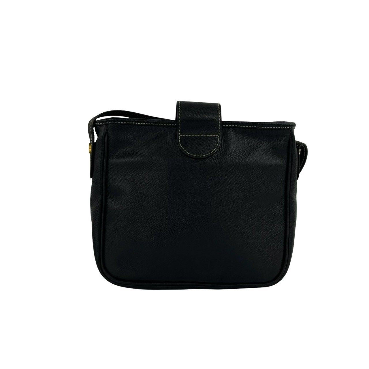Loewe Vintage Anagram Leather Shoulder Bag Sacochette Pochette Black — view 3