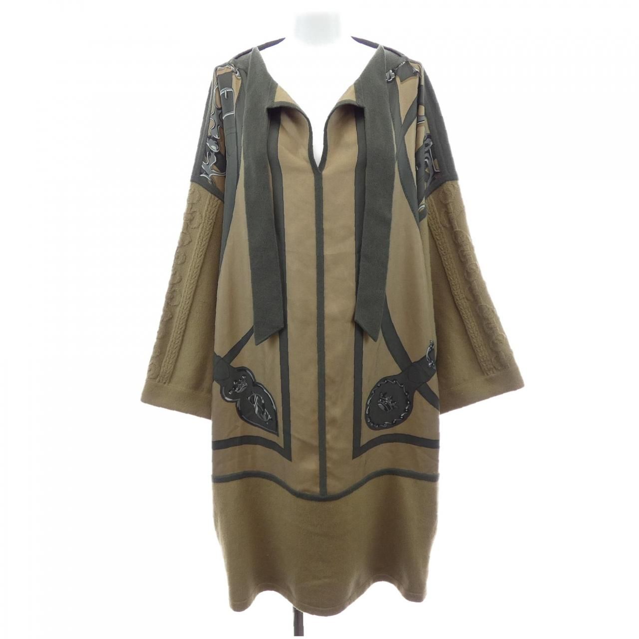Hermes la Promenade du Matin Twill Reine Dress