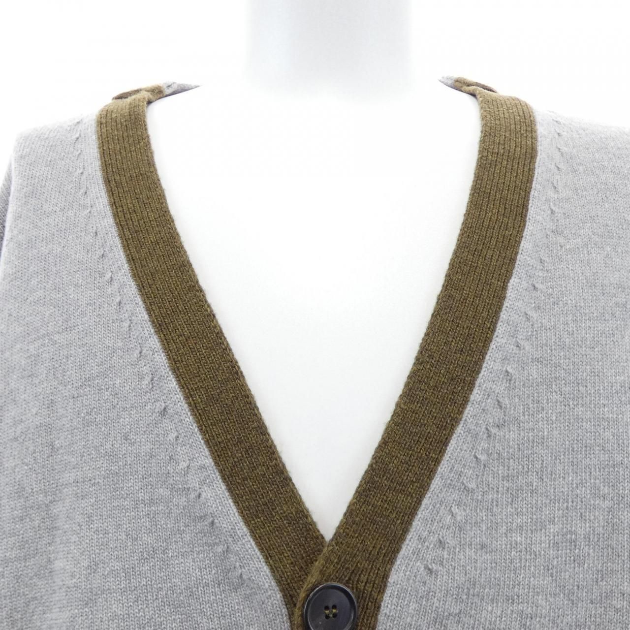 Loewe Anagram Cardigan Gray — view 5