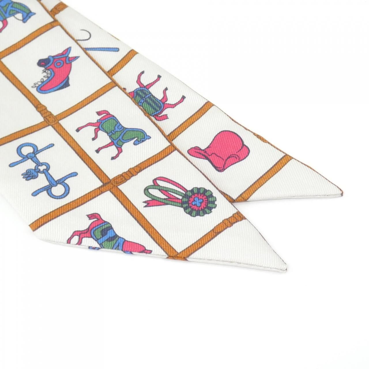 Hermes Couvertures Et Tenues Twilly Scarf — view 2
