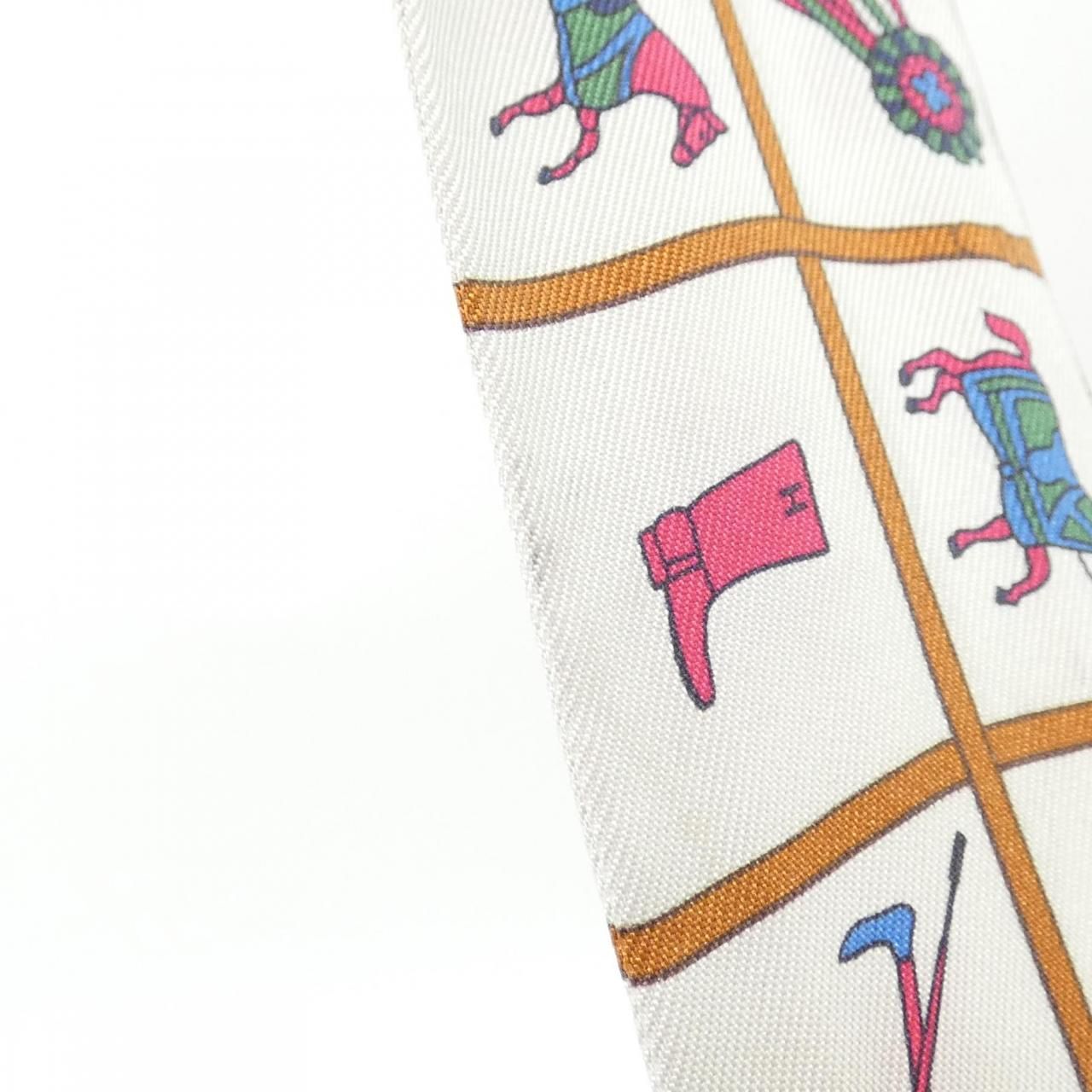 Hermes Couvertures Et Tenues Twilly Scarf — view 4