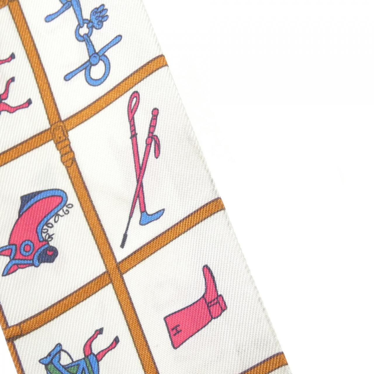 Hermes Couvertures Et Tenues Twilly Scarf — view 5