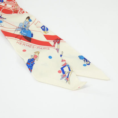Hermes Ex Libris les Parisienne Twilly Scarf — view 2
