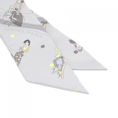 Hermes Ex Libris les Parisienne Twilly Scarf — view 2