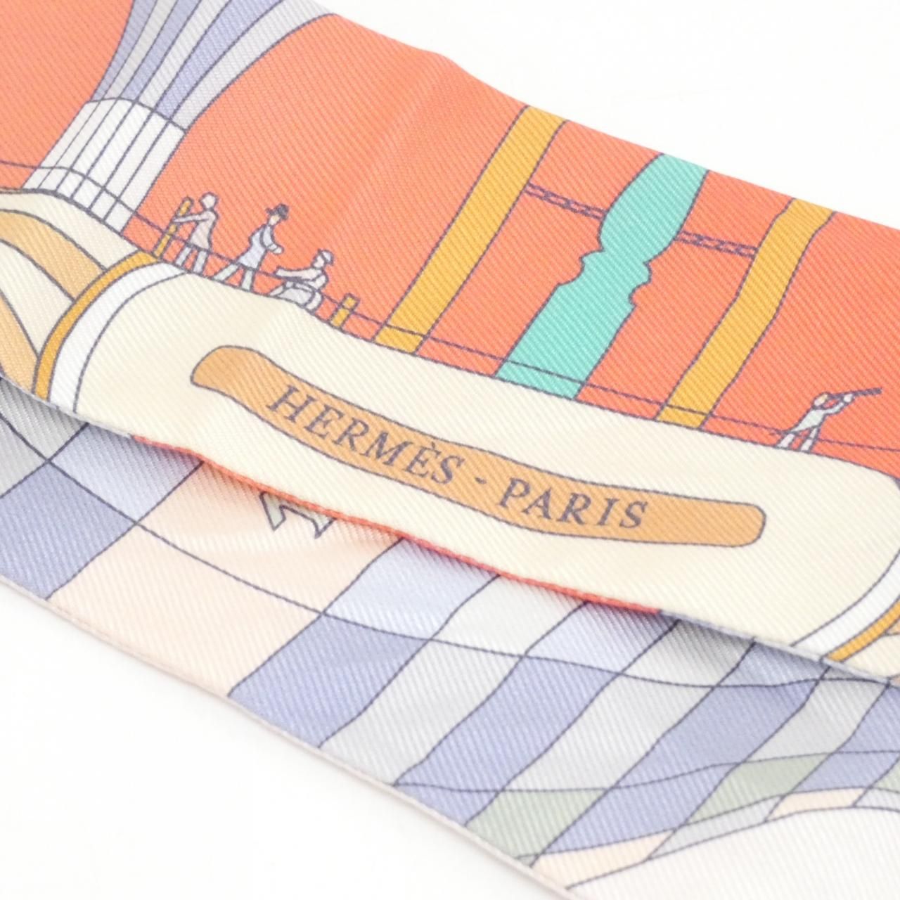 Hermes les Folies du Ciel Twilly Scarf — view 3