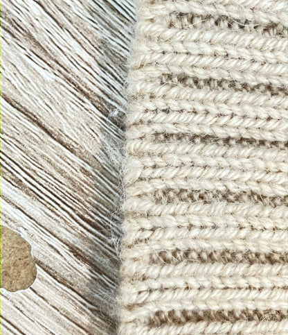 Hermes Long Sleeve Knit Cable Camel 36 Sweater — view 6