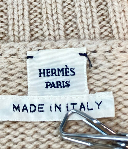 Hermes Long Sleeve Knit Cable Camel 36 Sweater — view 3