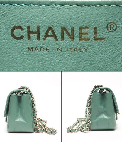 Chanel Chain Shoulder Bag Crossbody Gold Stitch Blanc Single Flap 23 — view 4