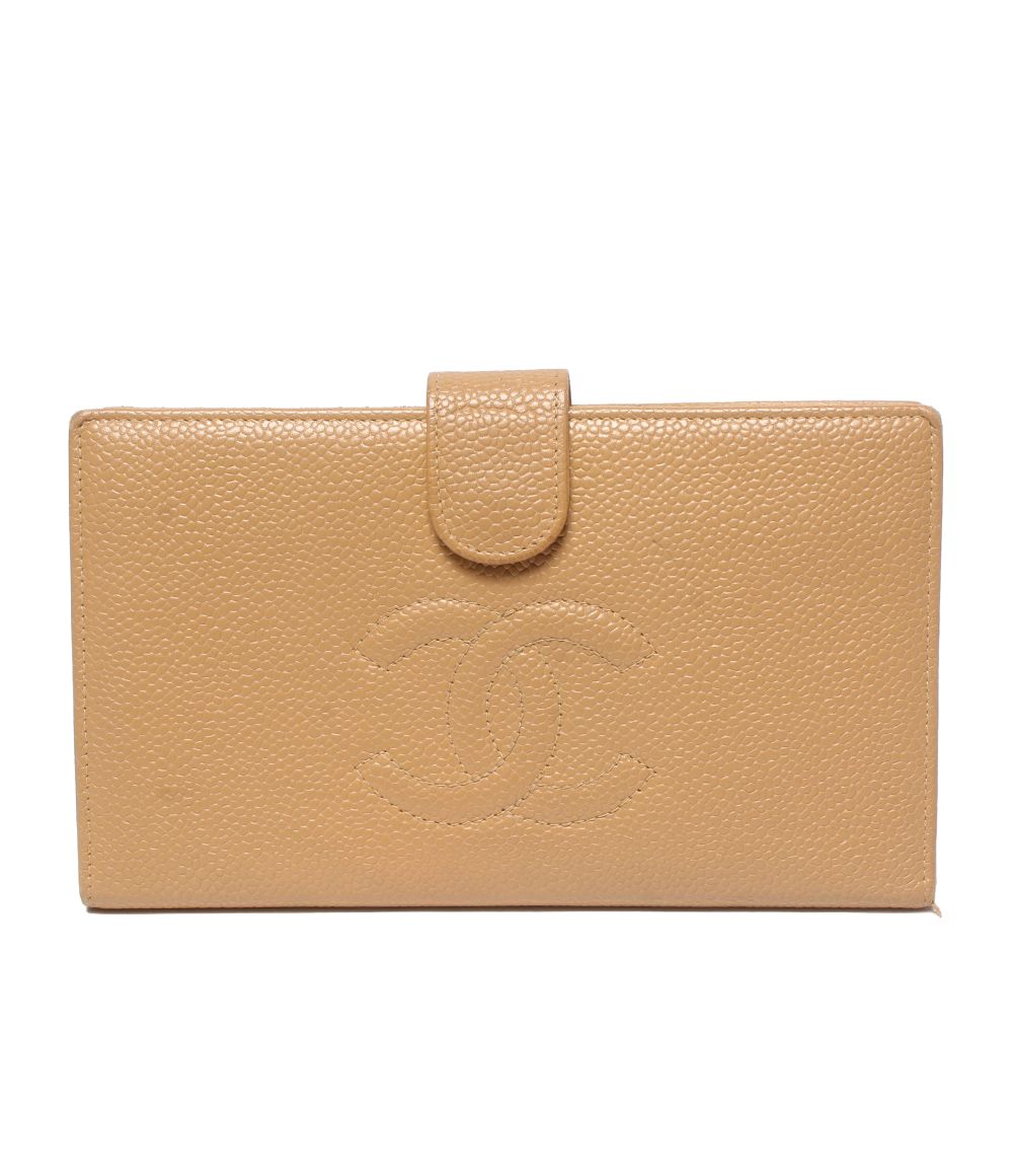 Chanel Bifold Wallet Gold Kiss Lock