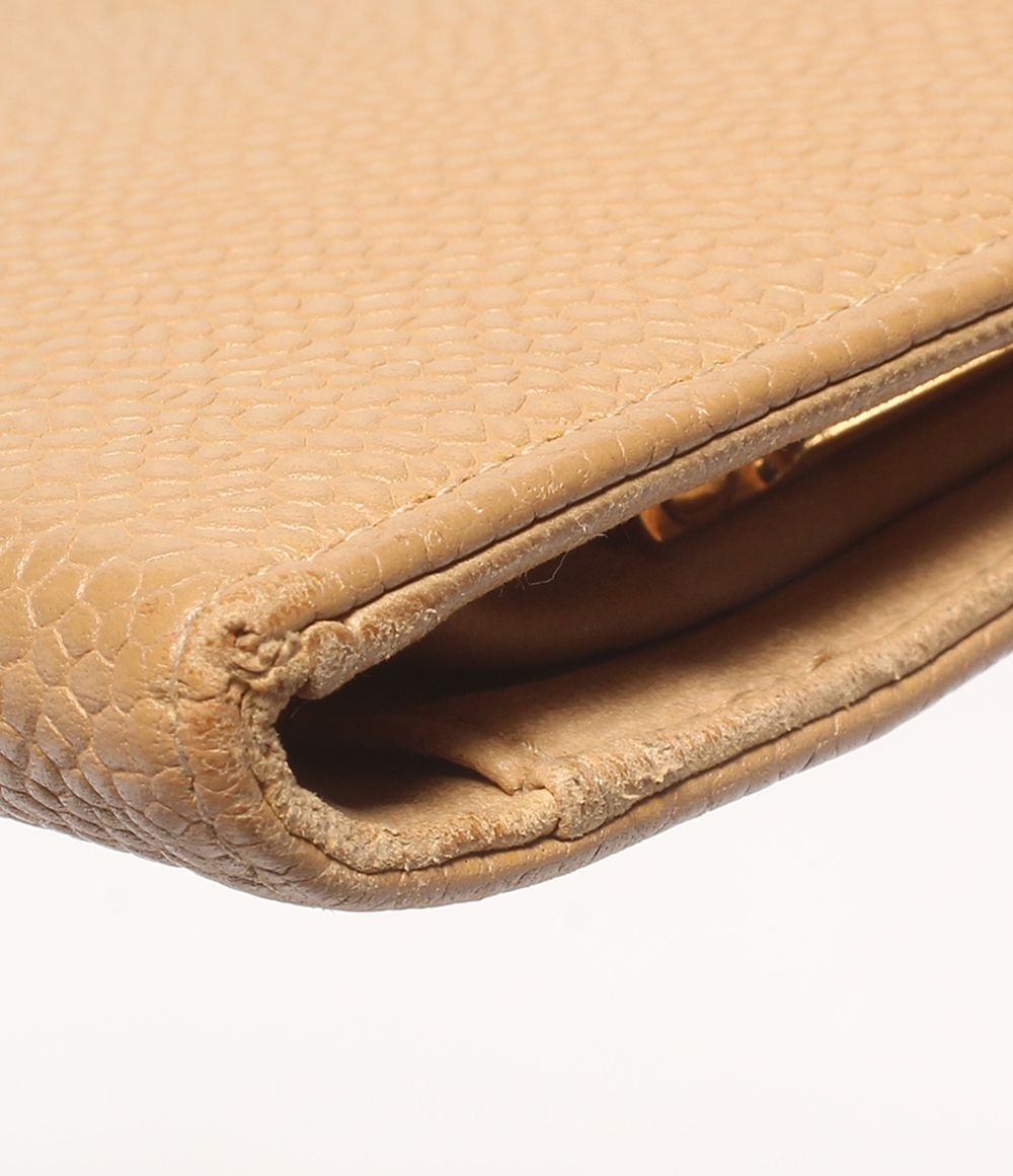 Chanel Bifold Wallet Gold Kiss Lock — view 9