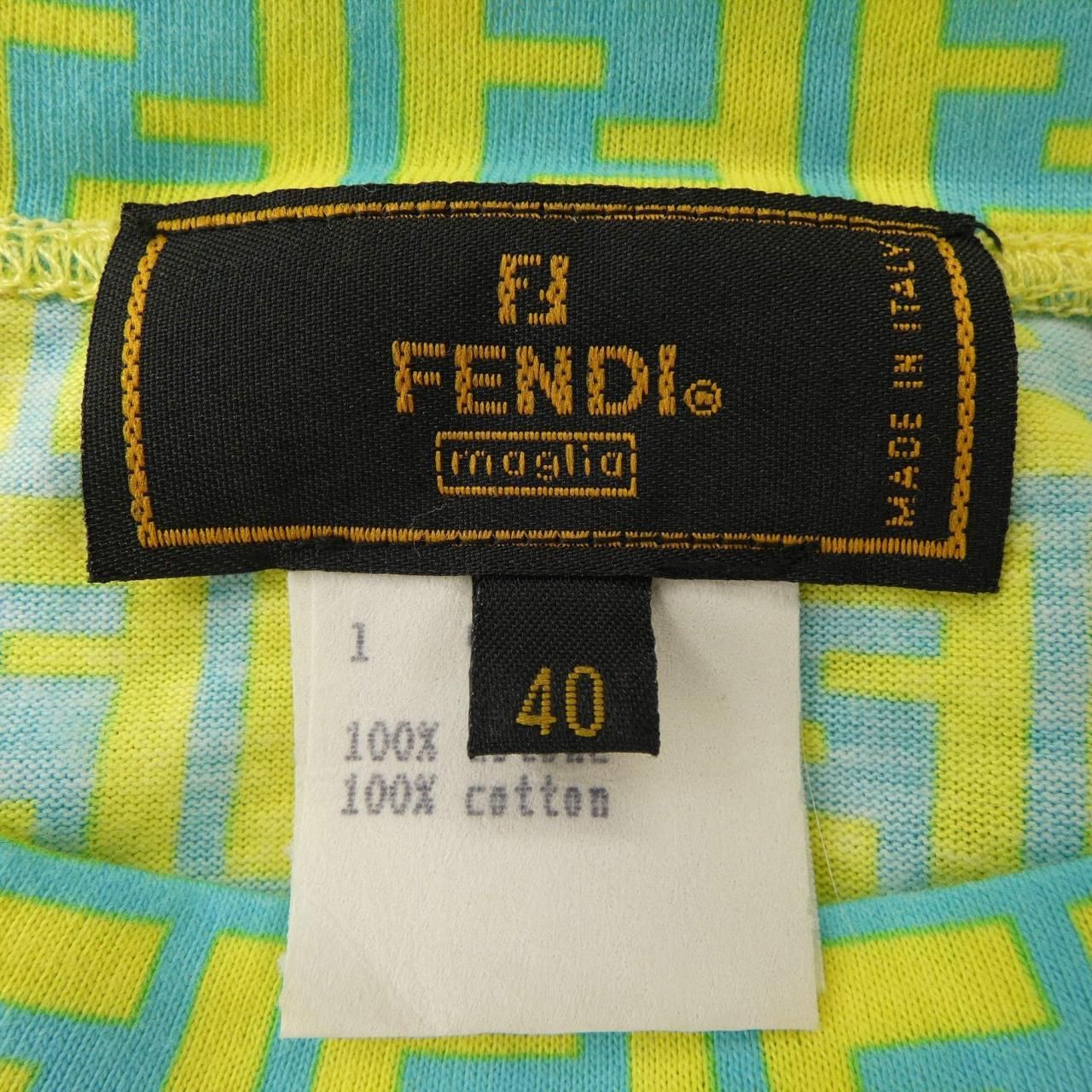 Fendi Vintage T-Shirt Blue — view 3