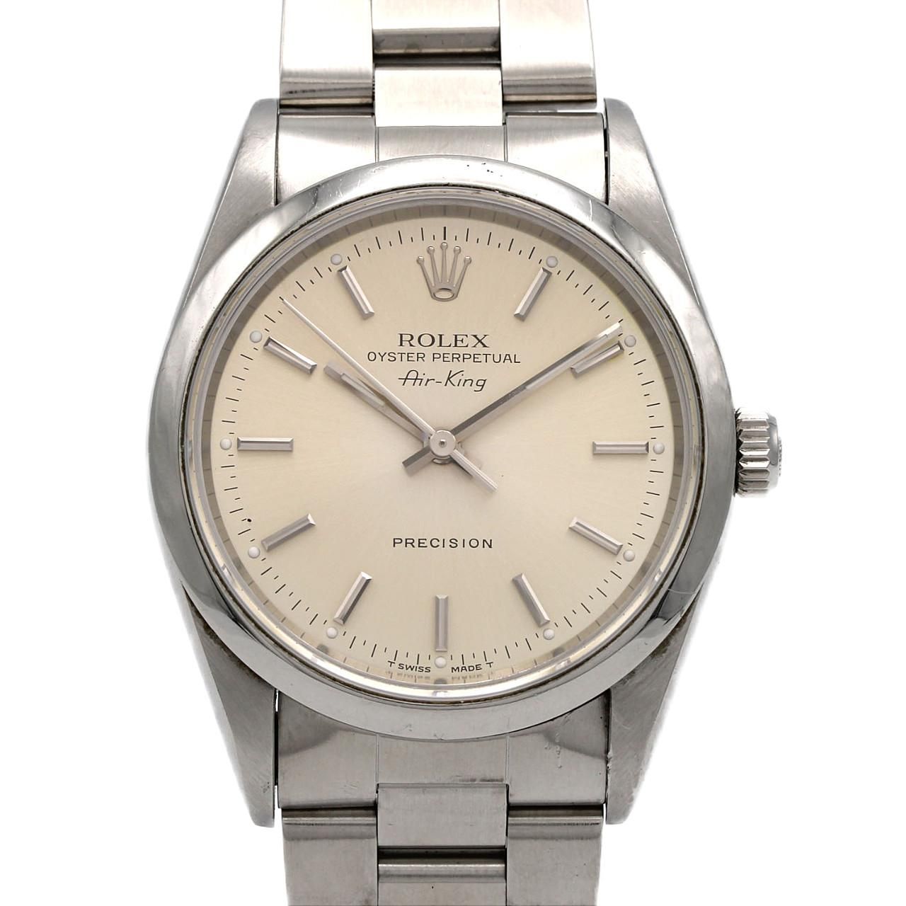 Rolex Air King SS Automatic Number Watch