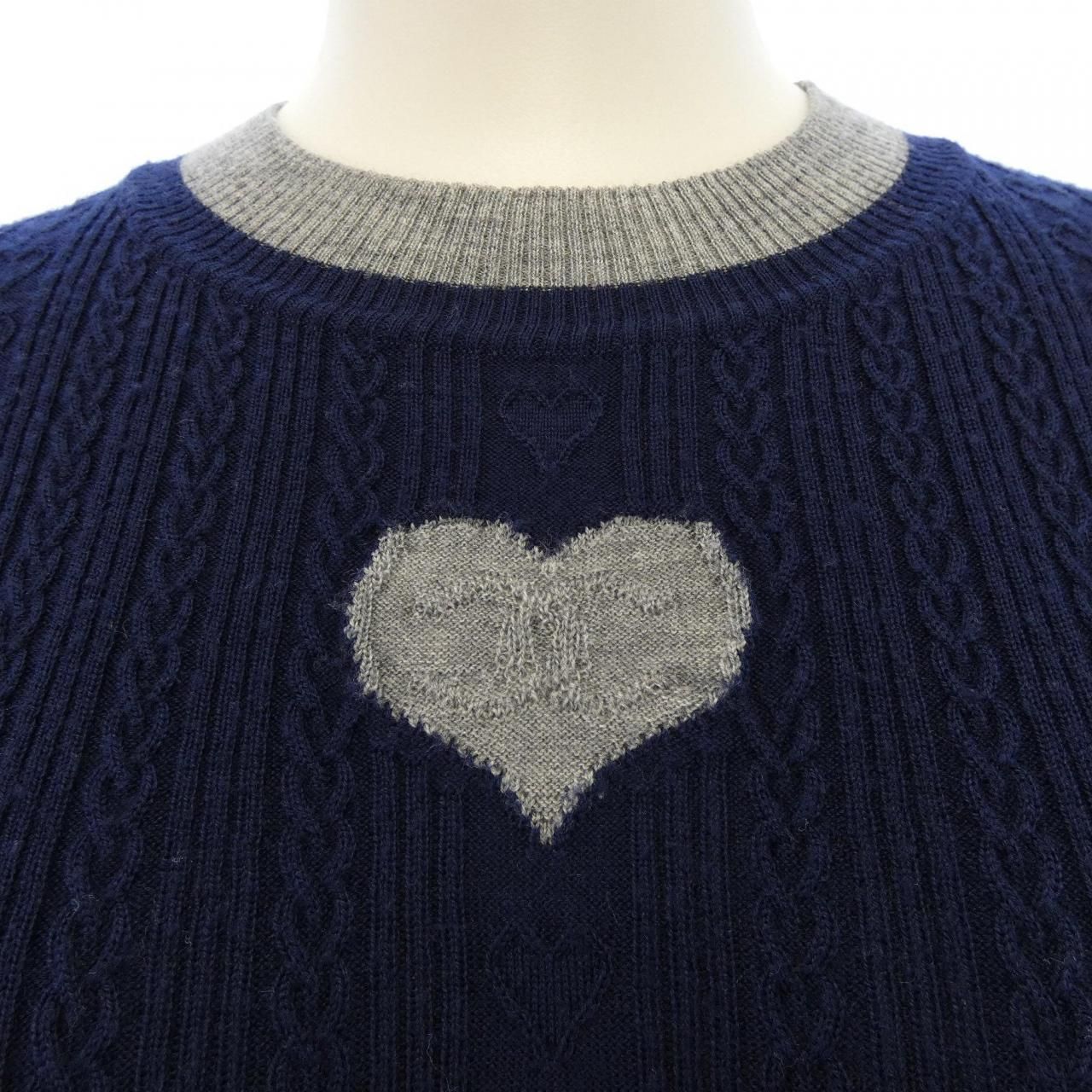Chanel Knit Sweater Navy — view 5