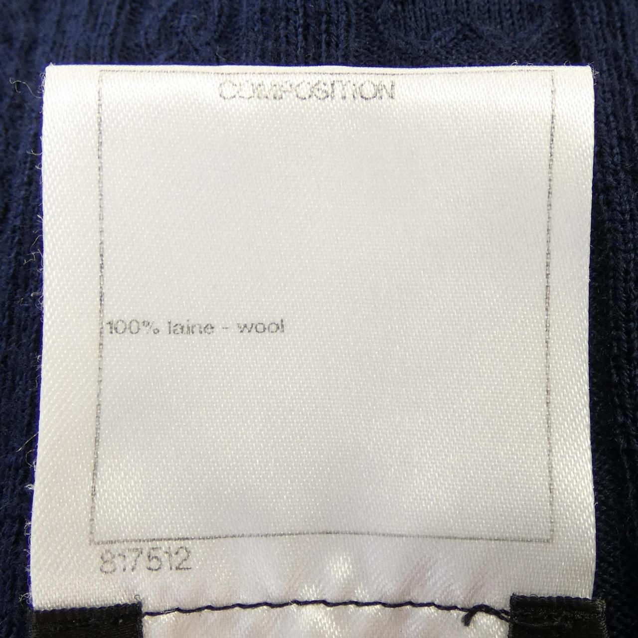 Chanel Knit Sweater Navy — view 3