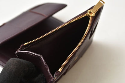 Bottega Veneta Wallet Bi Foldwallet Cassette Compact Leather Bordeaux — view 7