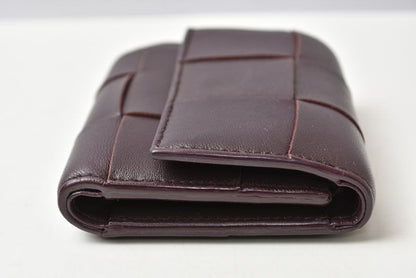 Bottega Veneta Wallet Bi Foldwallet Cassette Compact Leather Bordeaux — view 2