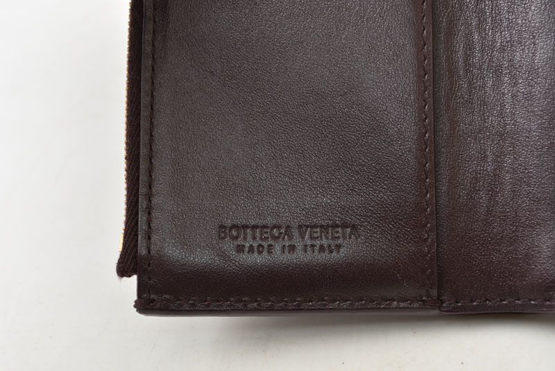 Bottega Veneta Wallet Bi Foldwallet Cassette Compact Leather Bordeaux — view 5
