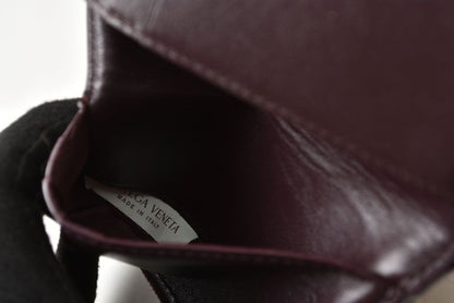 Bottega Veneta Wallet Bi Foldwallet Cassette Compact Leather Bordeaux — view 8
