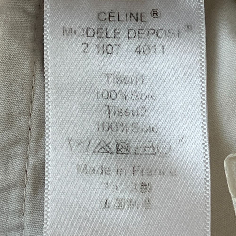 Celine Already Cleaned Phoebe Philo Era Sheer Contrast Silk Trousers Pants 2 34 — view 8