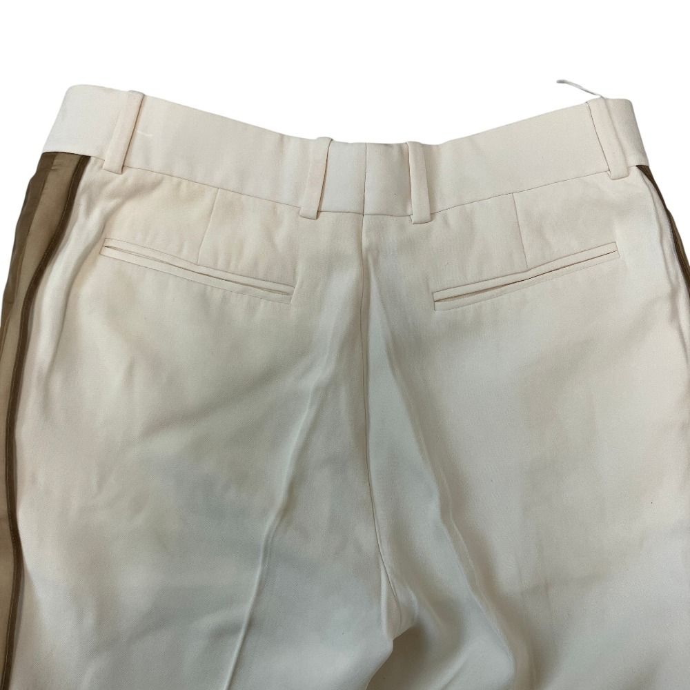 Celine Already Cleaned Phoebe Philo Era Sheer Contrast Silk Trousers Pants 2 34 — view 4