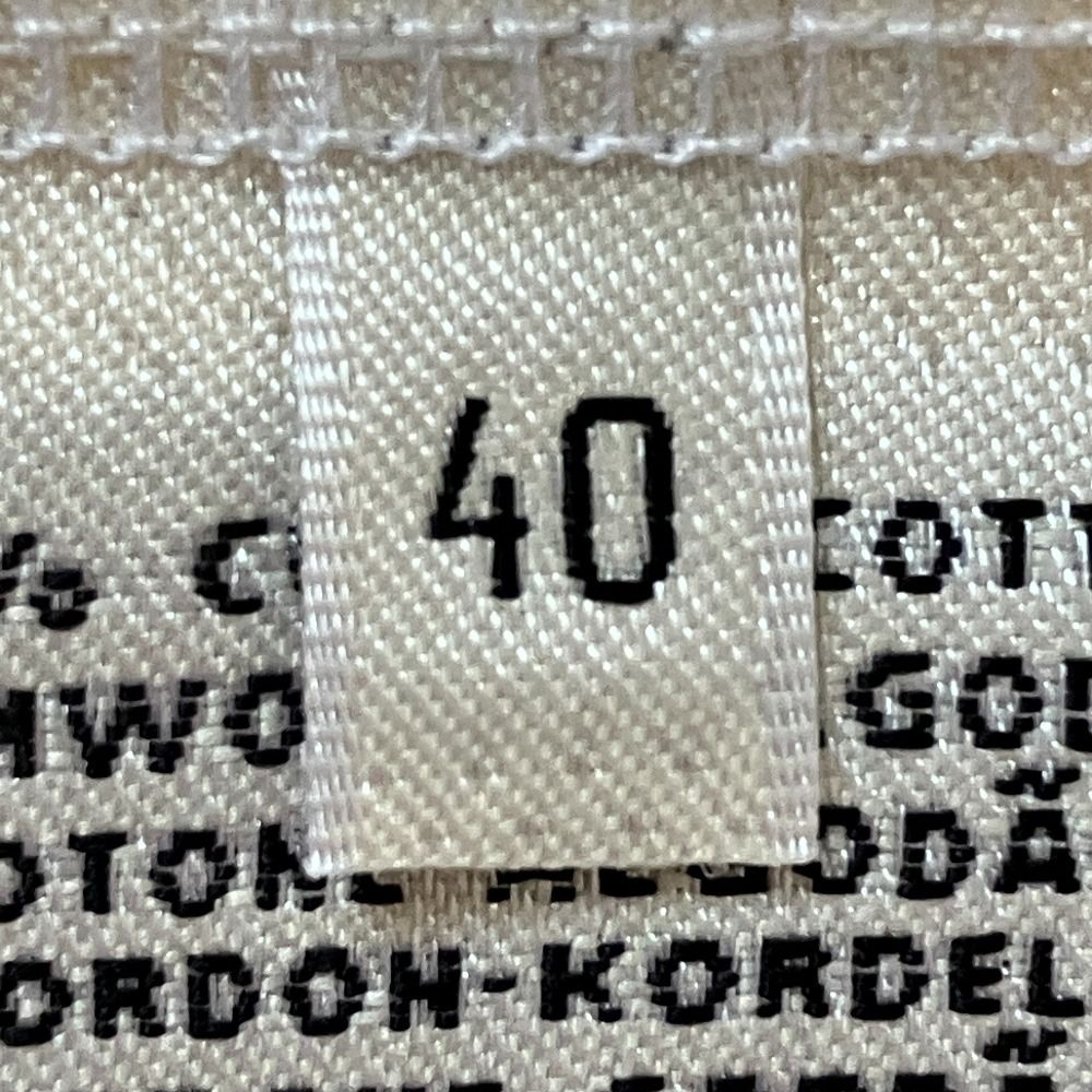 Hermes Already Cleaned T-Shirt Blouse with Loop Tie 40 White — view 8