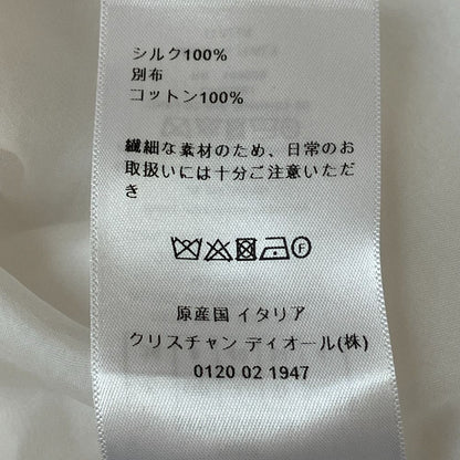 Dior Sheer Cut Replacement Blouse 40 White — view 9