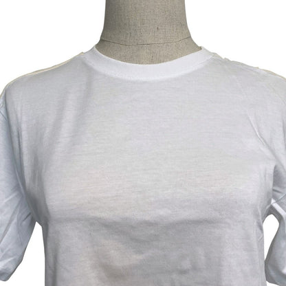 Fendi Already Cleaned Shoulder Rubber Logo Cropped T-Shirt Xxs White — view 4