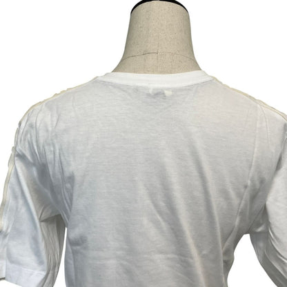 Fendi Already Cleaned Shoulder Rubber Logo Cropped T-Shirt Xxs White — view 5