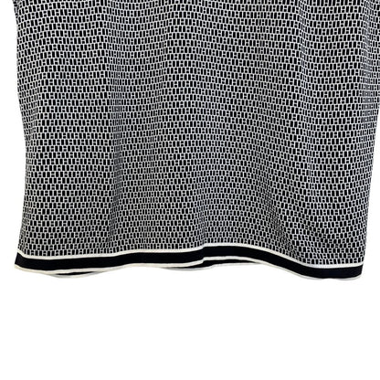 Hermes Vintage All Over Pattern Cotton Knit T-Shirt L Black White Sweater — view 4