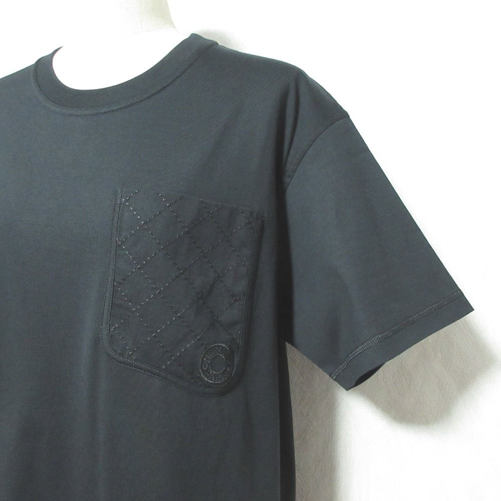 Hermes Tapi de Sel Embroidered Pocket Maxi T-Shirt 36 Black — view 4