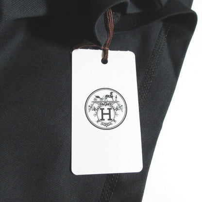 Hermes Tapi de Sel Embroidered Pocket Maxi T-Shirt 36 Black — view 8