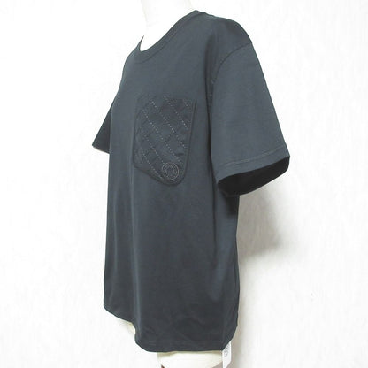 Hermes Tapi de Sel Embroidered Pocket Maxi T-Shirt 36 Black — view 3