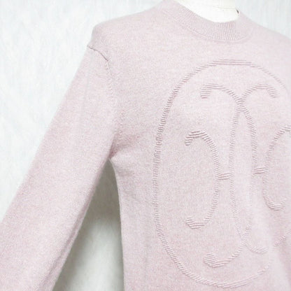Hermes Lift Double Cashmere 100% Knit Sweater 38 Pink — view 4
