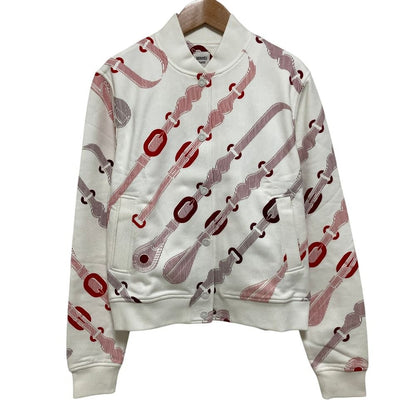 Hermes Coaching Remix Jacket 38 White