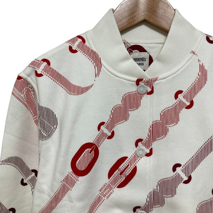 Hermes Coaching Remix Jacket 38 White — view 2
